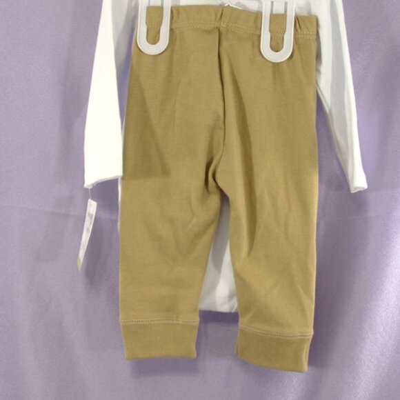 Hudson Baby 3-Piece “Baby Bear” Bodysuit, Pants & Shoes Set – Size 6-9 Months - Picture 3 of 7